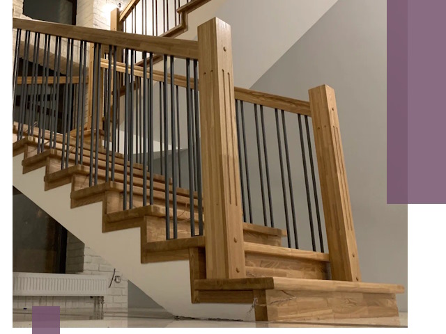 Реставрация деревянных и металлических лестниц в Химках