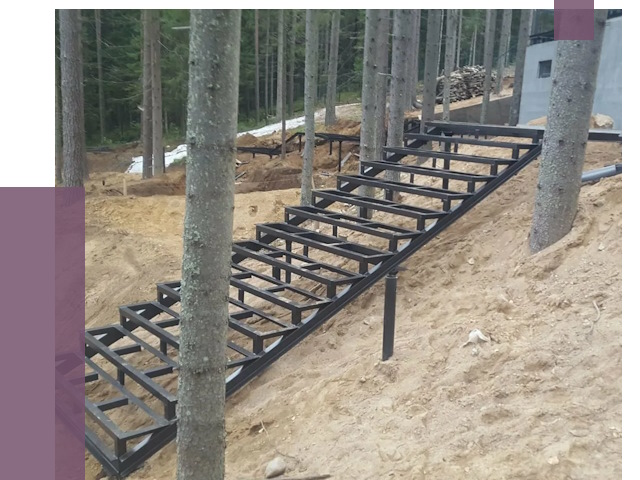 Монтаж металлических лестниц в Химках от 13736 руб. 