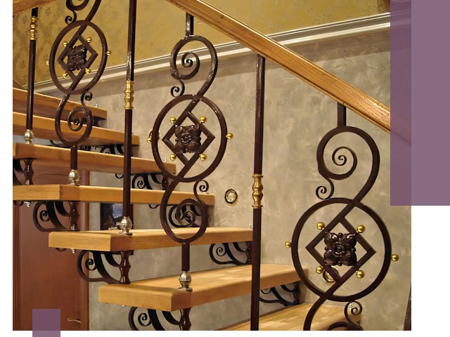 Изготовление кованых лестниц под ключ в Химках