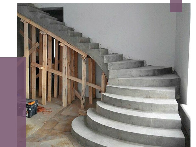 Изготовление бетонных лестниц под ключ в Химках от 20216 руб. | ПРОЛЁТ-Хмк