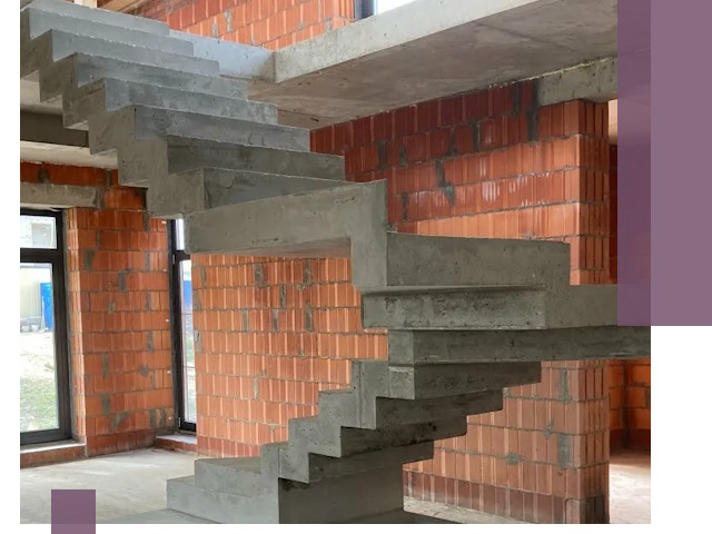 Изготовление бетонных лестниц под ключ в Химках