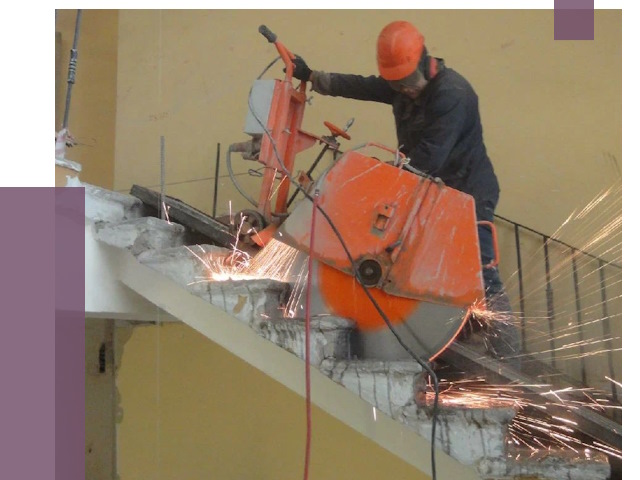 Демонтаж бетонных лестниц в Химках от 4665 руб. за м2 | ПРОЛЁТ-Хмк