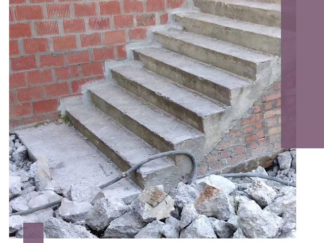 Демонтаж бетонных лестниц в Химках: быстро и безопасно