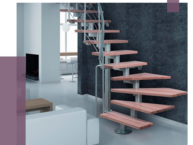 Модульные лестницы в Химках от 17106 руб. — купить в ПРОЛЁТ-Хмк