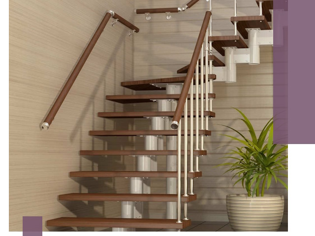 Изготовление модульных лестниц под ключ в Химках