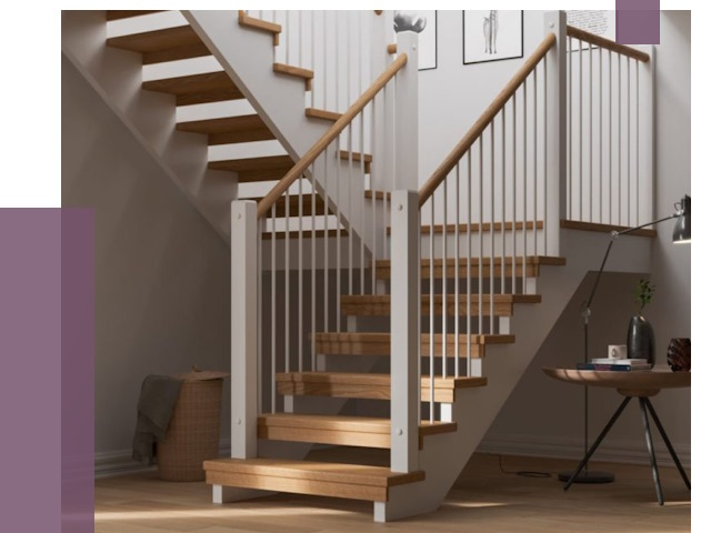 Маршевые лестницы в Химках от 38617 руб. — монтаж | ПРОЛЁТ-Хмк