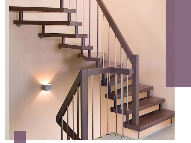 Изготовление лестниц на больцах в Химках под ключ