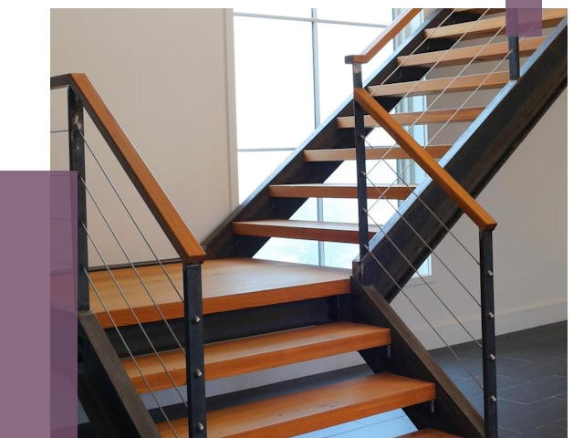 Изготовление лестниц на металлокаркасе в Химках от 19179 руб. | ПРОЛЁТ-Хмк