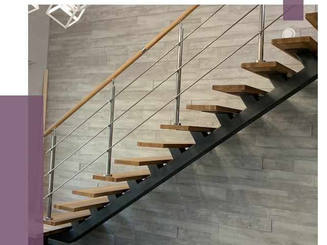 Изготовление лестниц на монокосоуре в Химках от 77234 руб. 