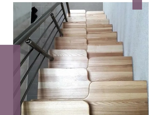 Лестницы гусиный шаг в Химках от 13218 руб. под ключ | ПРОЛЁТ-Хмк