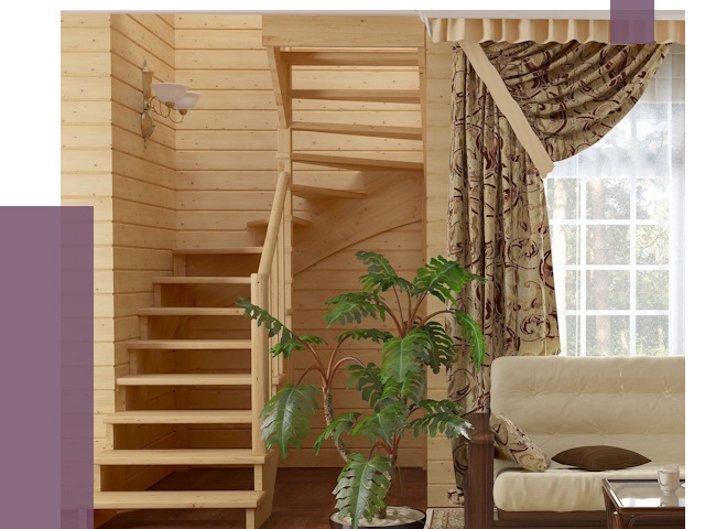 Лестницы для дачи в Химках от 76975 руб.  | ПРОЛЁТ-Хмк