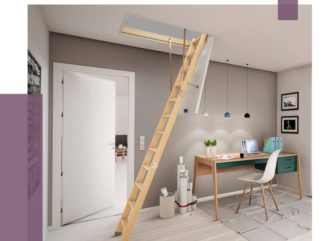 Чердачные лестницы в Химках — от 14773 руб. | ПРОЛЁТ-Хмк