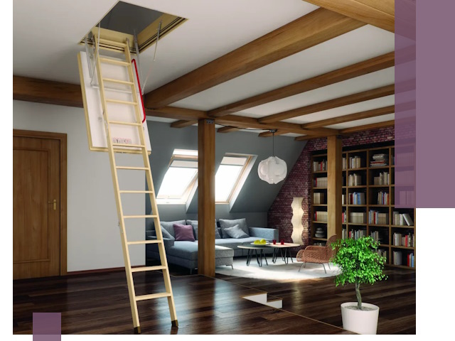 Чердачные лестницы под ключ в Химках: изготовление и монтаж