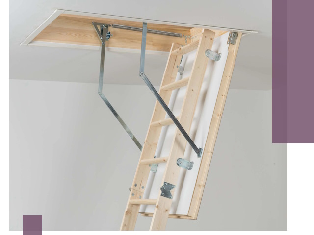 Установка чердачной лестницы под ключ в Химках