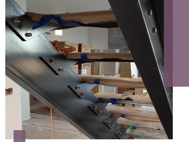 Усиление лестничных конструкций и усиление опор в Химках