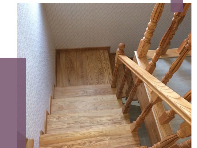 Сосновые лестницы в Химках под ключ от 8190 руб.  | ПРОЛЁТ-Хмк