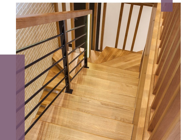 Лестницы из ясеня в Химках под ключ от 10160 руб. 