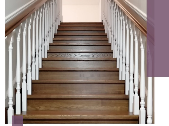 Лестницы из ясеня на заказ в Химках — изготовление и монтаж