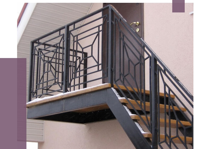 Металлические перила в Химках от 4354 руб.  | ПРОЛЁТ-Хмк