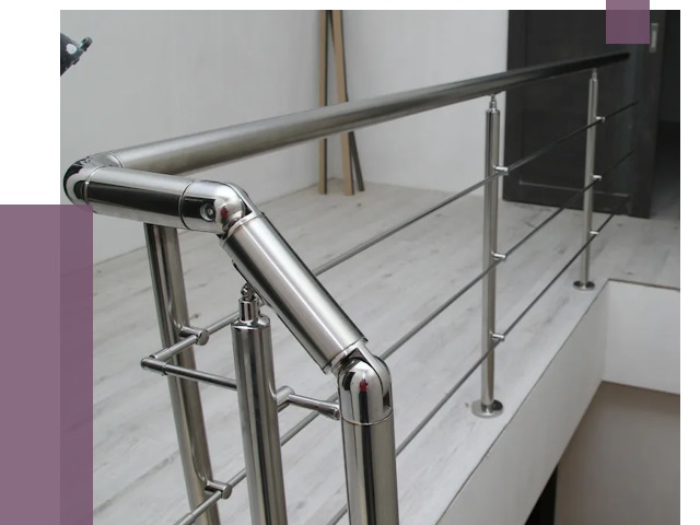 Перила из нержавеющей стали в Химках от 9123 руб. под ключ | ПРОЛЁТ-Хмк