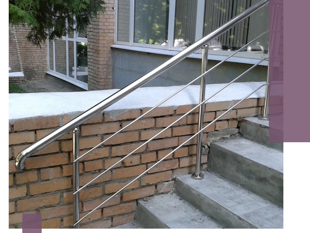 Перила из нержавеющей стали высокого качества в Химках
