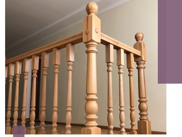 Деревянные перила на заказ в Химках: монтаж и изготовление