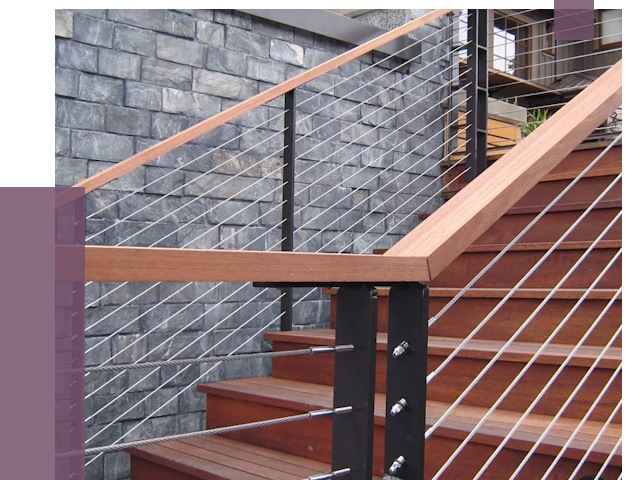 Тросовые перила под ключ в Химках от 7879 руб.