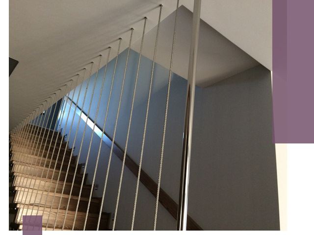 Тросовые перила под ключ в Химках — производство и монтаж