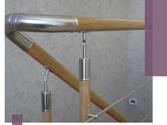 Комбинированные перила на заказ в Химках — монтаж и производство