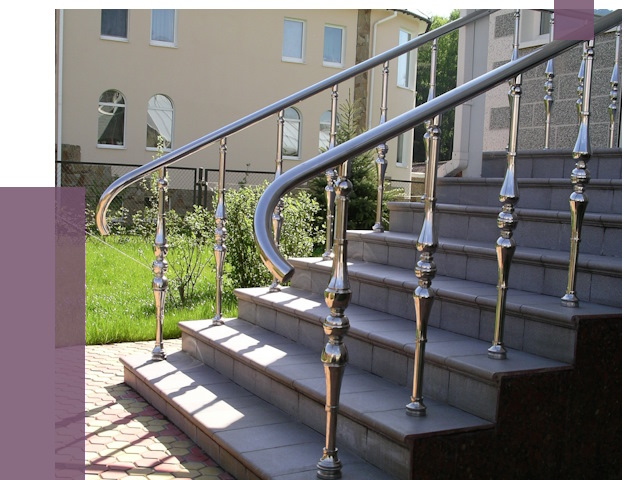 Перила для крыльца в Химках от 10885 руб. — монтаж ПРОЛЁТ-Хмк