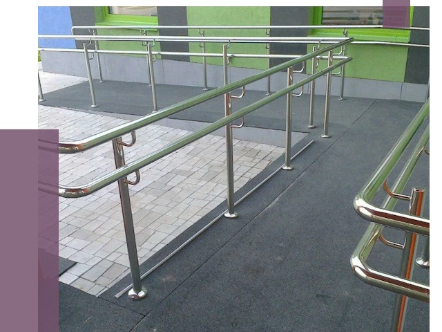Ограждения пандусов в Химках от 4406 руб. монтаж | ПРОЛЁТ-Хмк