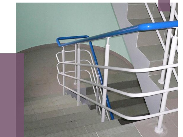 Перила в подъезде в Химках — установка и замена от 7516 руб. | ПРОЛЁТ-Хмк