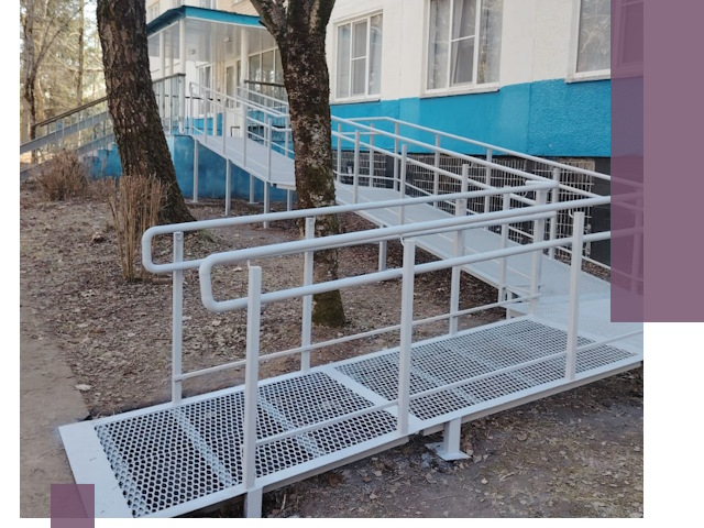 Пандусы под ключ в Химках: изготовление, монтаж и демонтаж