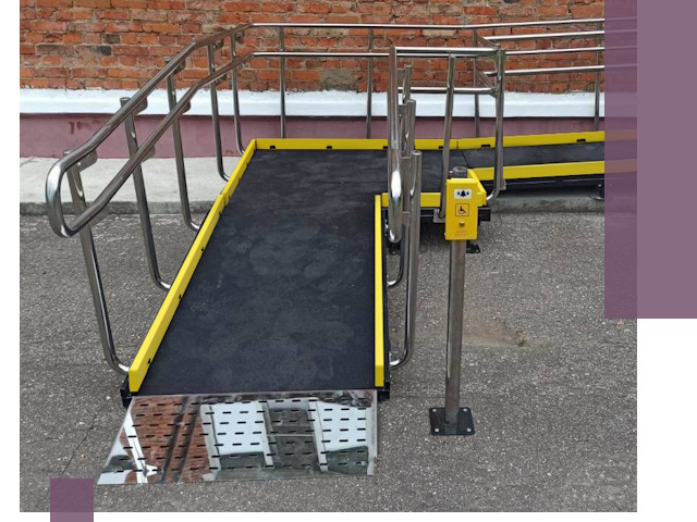 Изготовление наклонных пандусов для инвалидов в Химках