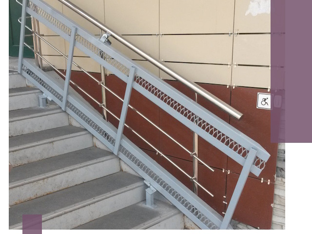 Изготовление откидных пандусов под ключ в Химках