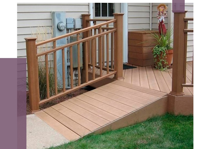 Пандус на крыльцо в Химках под ключ от 7879 руб.