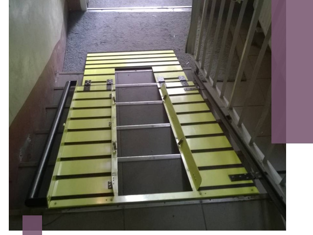 Профессиональный монтаж пандуса в подъезд в Химках