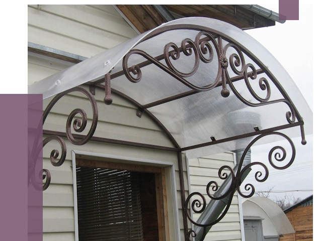 Изготовление козырьков в Химках от 7464 руб. — заказать | ПРОЛЁТ-Хмк