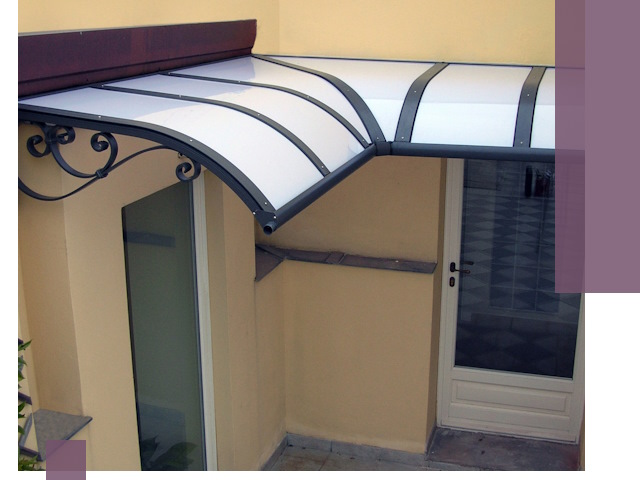 Монтаж козырьков любой сложности в Химках под ключ