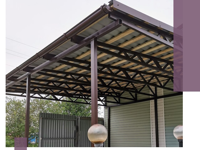 Навесы под ключ в Химках: изготовление, монтаж и гарантия