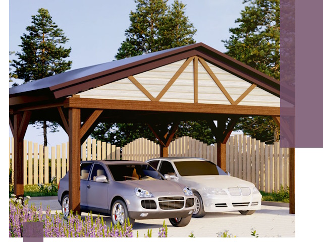 Навесы для автомобиля в Химках — изготовление и монтаж