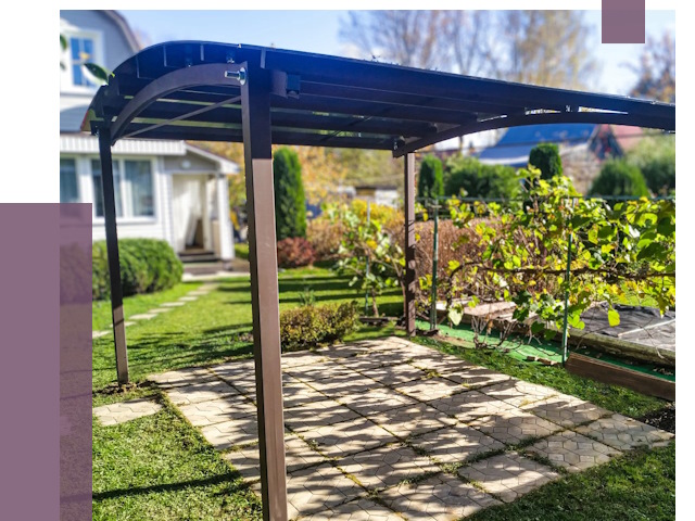 Навесы для дачи в Химках от 12907 руб. под ключ — ПРОЛЁТ-Хмк