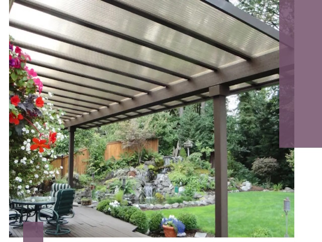 Навесы из поликарбоната под ключ в Химках быстро и надёжно