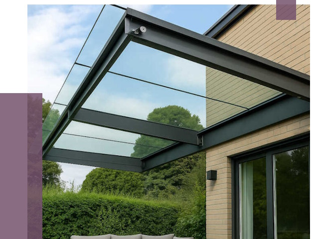 Стеклянные навесы и козырьки в Химках от 12440 руб.