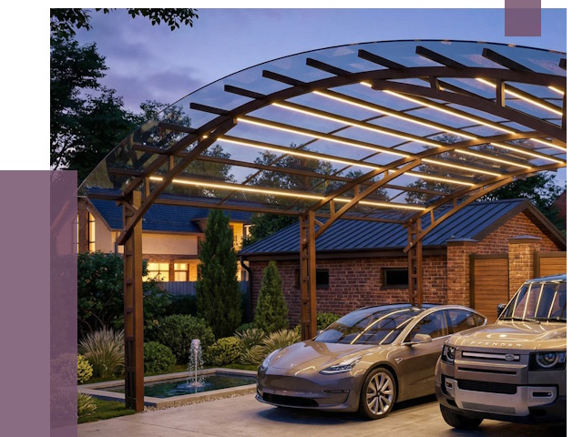 Металлические навесы в Химках от 12855 руб. под ключ — ПРОЛЁТ-Хмк