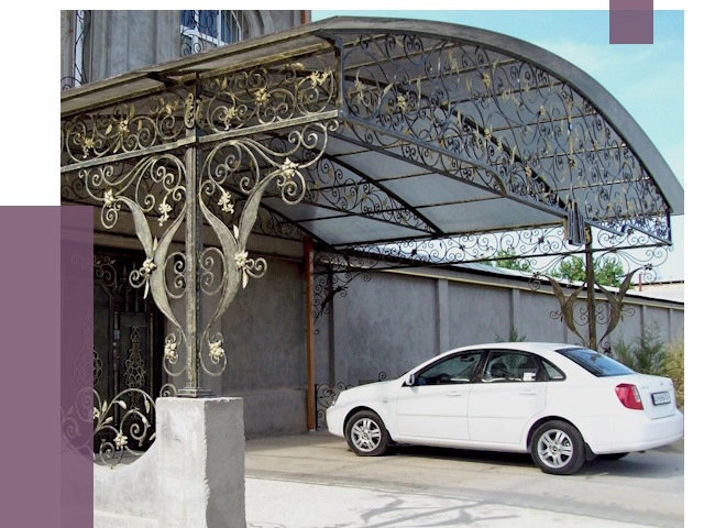 Кованые навесы в Химках от 14773 руб. | ПРОЛЁТ-Хмк