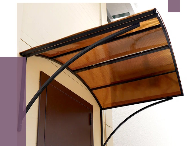 Недорогие козырьки в Химках от 7692 руб.  | ПРОЛЁТ-Хмк