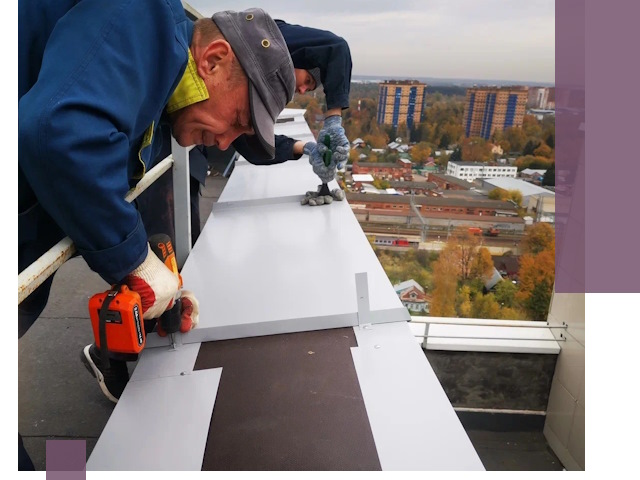 Монтаж парапетов в Химках — установка прочных металлических ограждений