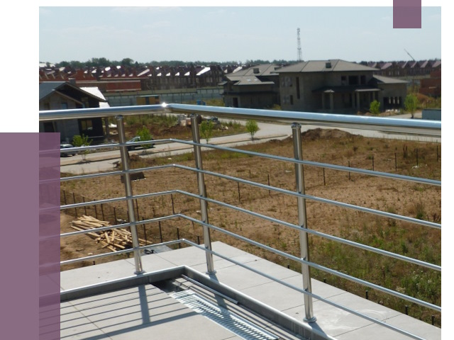 Парапеты из нержавеющей стали в Химках от 8086 руб. за м² | ПРОЛЁТ-Хмк