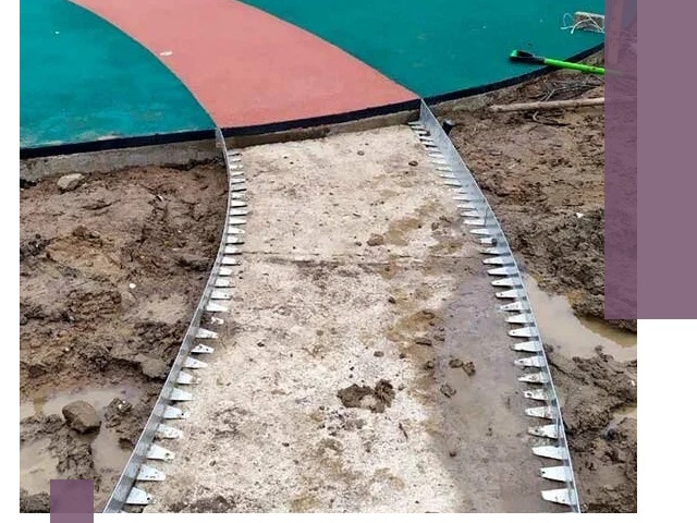 Металлические бордюры для дорожек в Химках — монтаж и изготовление